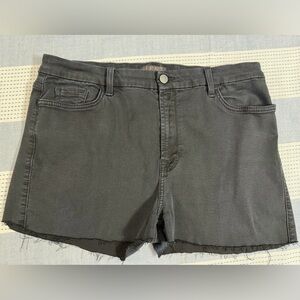 7 For All Mankind Jean Shorts- Black